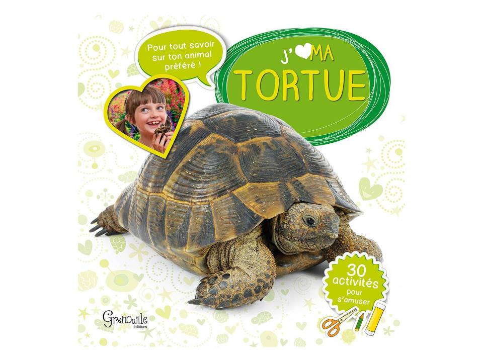 Livre enfant J'aime ma tortue Irena Aubert